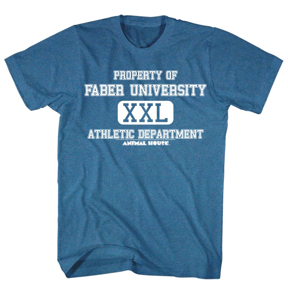 Wholesale Animal House Movie Athletic Department Heather Indigo Adult T-Shirt