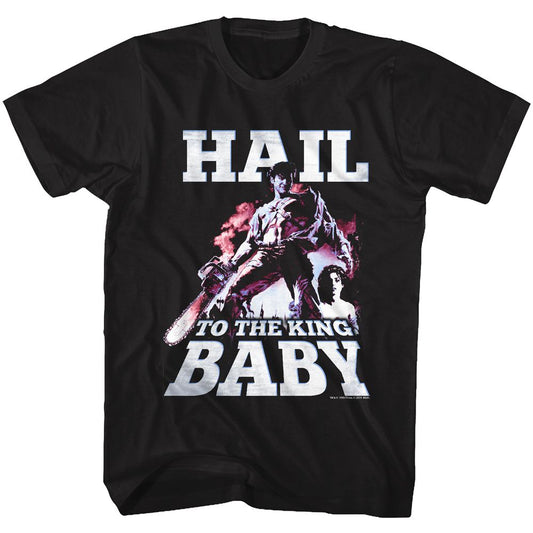 Wholesale Army of Darkness Movie Hail to the King Black Adult T-Shirt