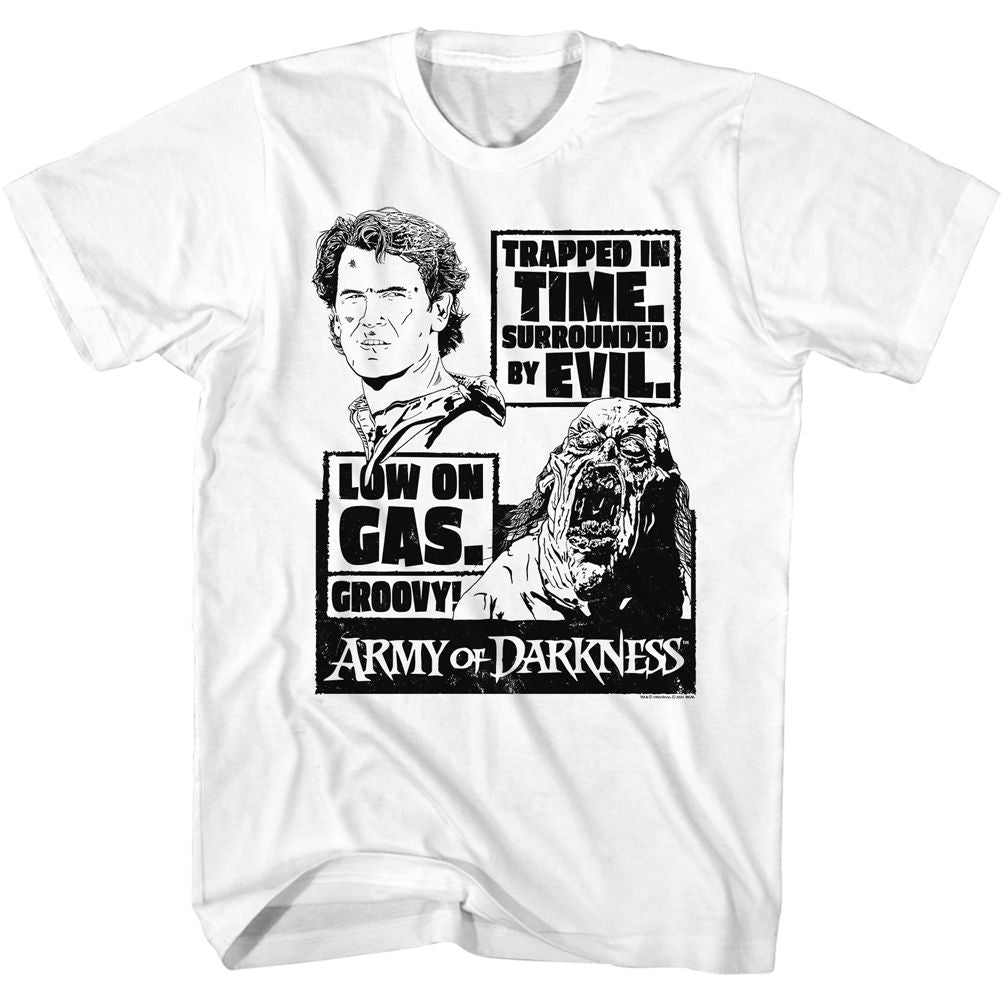 Wholesale Army of Darkness Movie Ash and Pit Witch White Adult T-Shirt