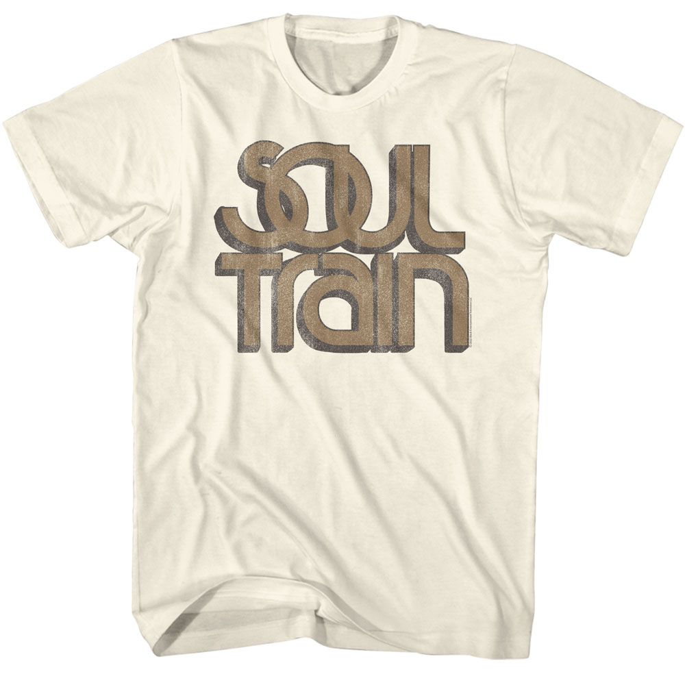 Wholesale BET Soul Train Logo Natural T-Shirt