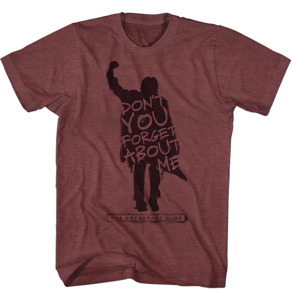 Wholesale Breakfast Club Movie Never Forget Heather Vintage Maroon Adult T-Shirt
