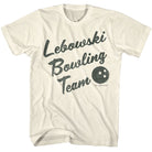 Wholesale The Big Lebowski Bowling Team Solid Natural Adult T-Shirt