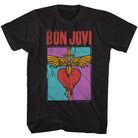 Wholesale Bon Jovi Heart and Dagger T-Shirt