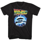 Wholesale Back to the Future Movie Out of Time Black Adult T-Shirt