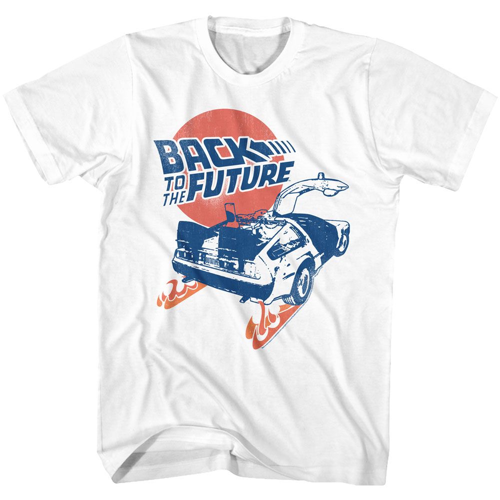 Wholesale Back to the Future Movie White Adult T-Shirt