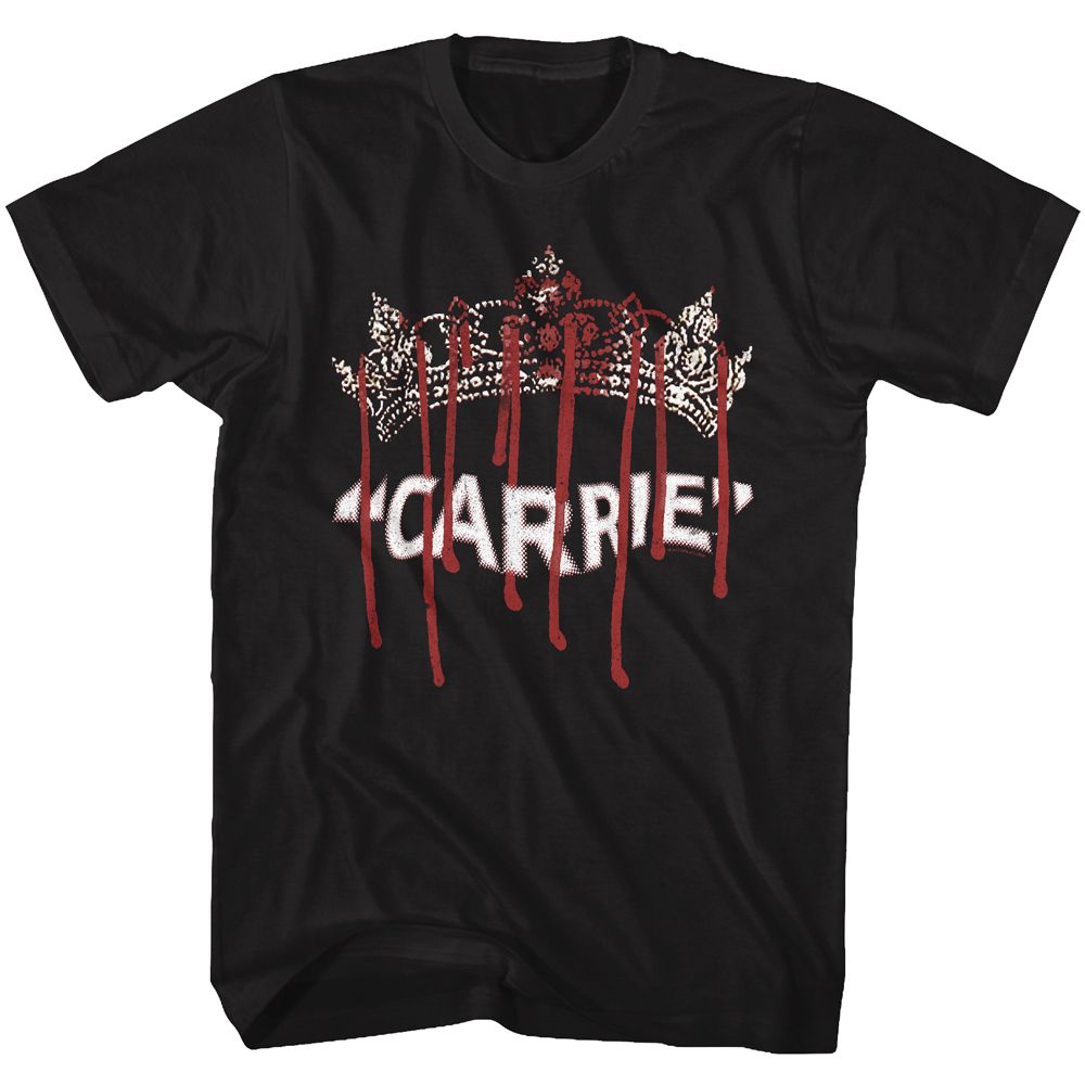 Wholesale Carrie Queen Carrie Black Adult T-Shirt