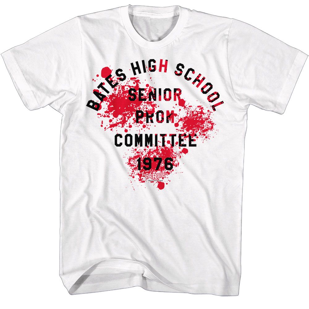 Wholesale Carrie Movie Bates HS Prom '76 White Adult T-Shirt