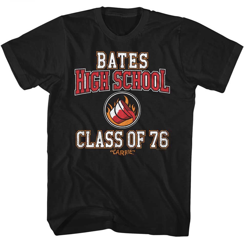 Wholesale Carrie Movie Class of '76 Black Adult T-Shirt