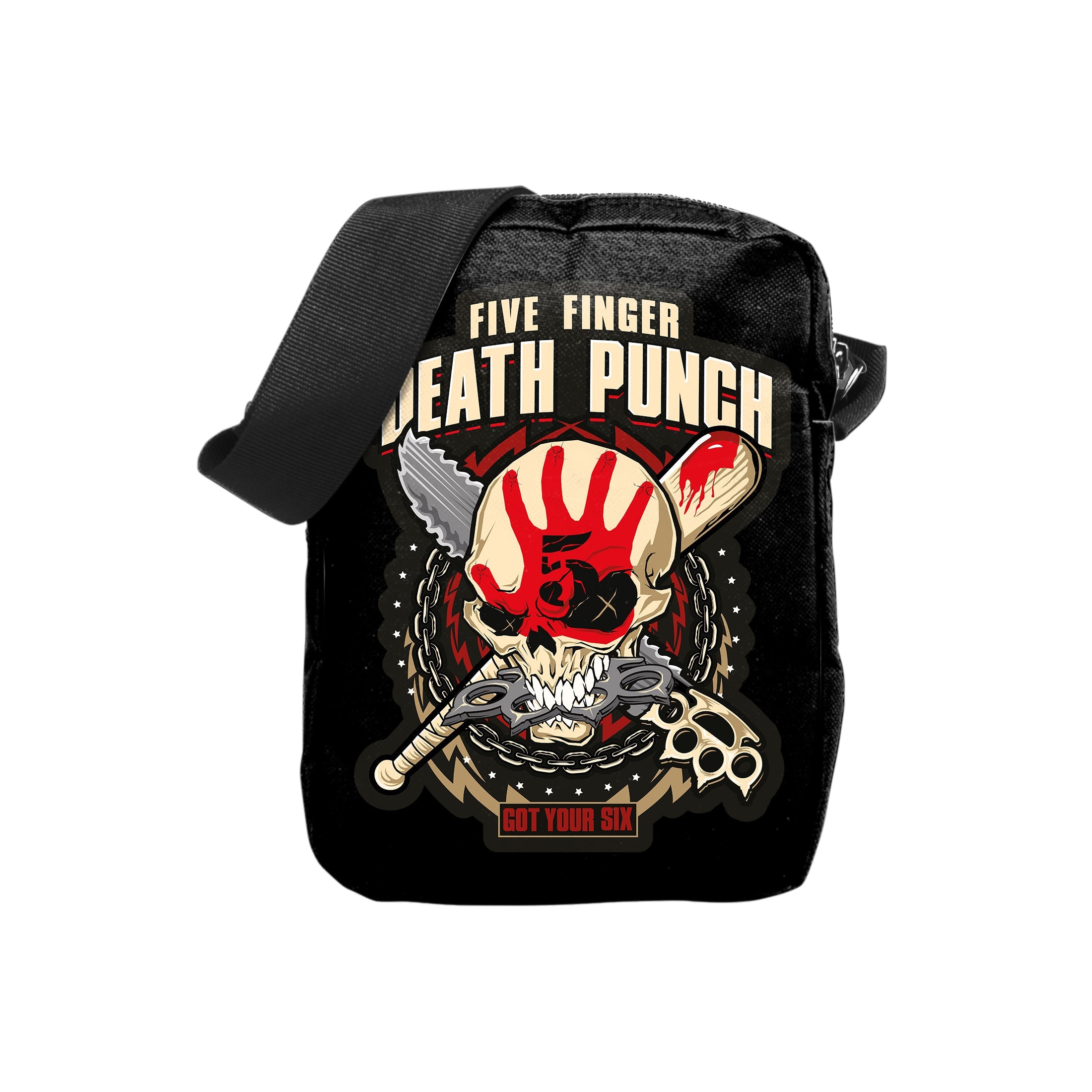Wholesale Rocksax Five Finger Death Punch Crossbody Bag - Got Your Six