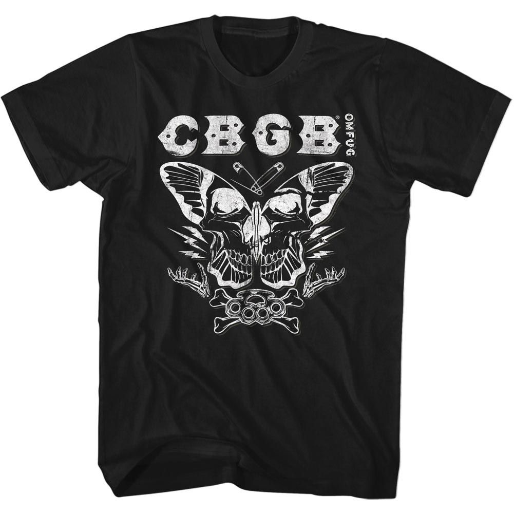 Wholesale CBGB Butterfly Collage T-Shirt