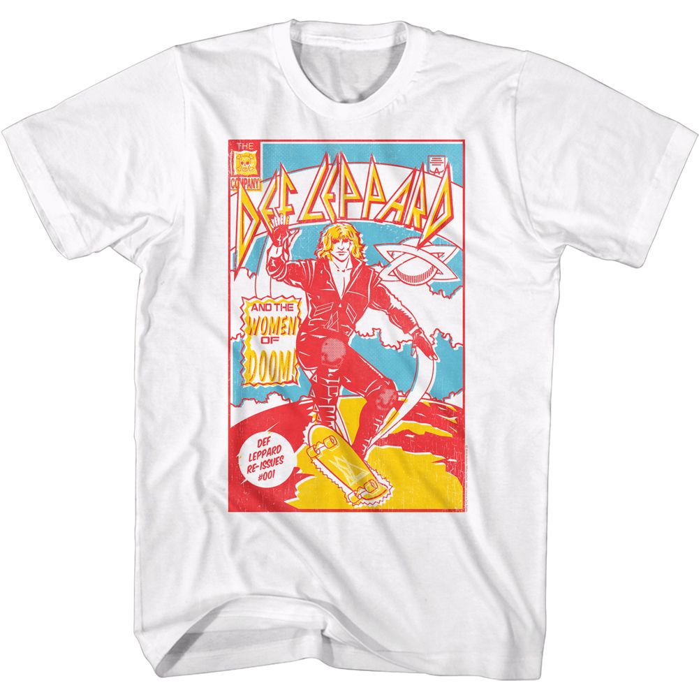 Wholesale Def Leppard Comic Cover T-Shirt