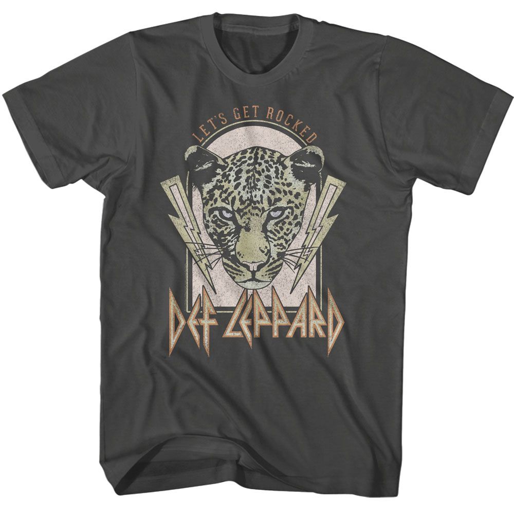 Wholesale Def Leppard Lightning Bolts Lets Get Rocked T-Shirt