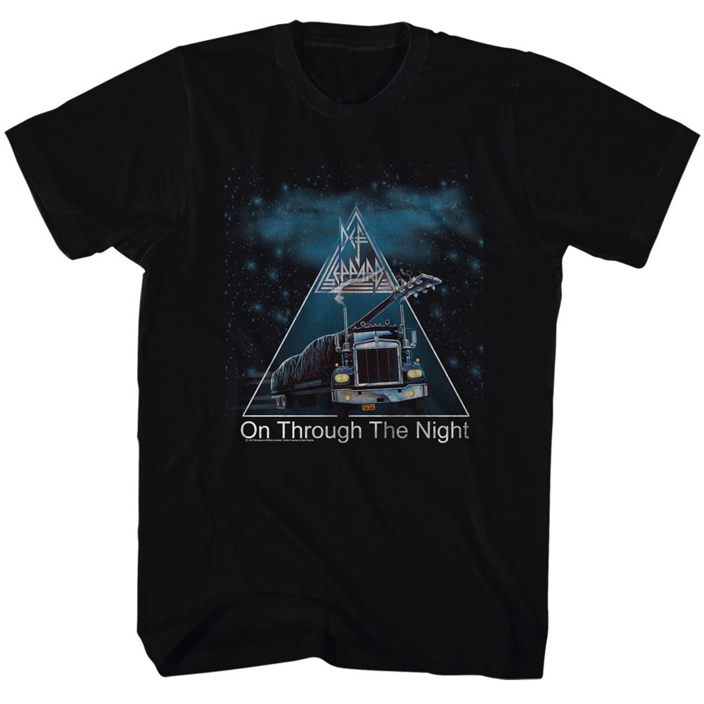 Wholesale Def Leppard on Through the Night T-Shirt