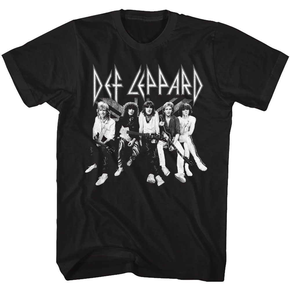 Wholesale Def Leppard Portrait Logo T-Shirt