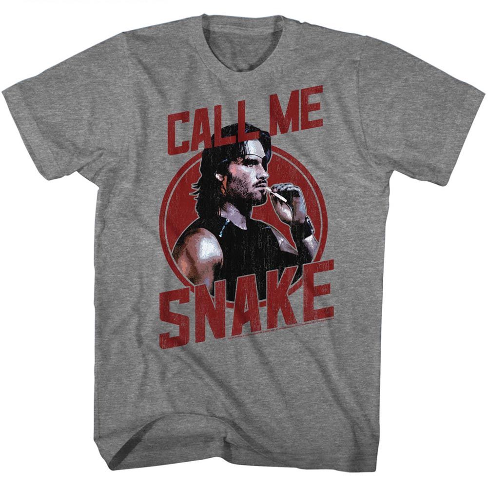 Wholesale Escape from New York Call Me Snake Heather Graphite Adult T-Shirt