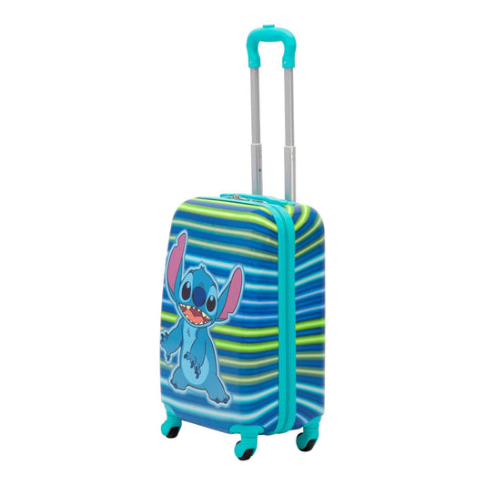 Disney Ful Stitch Neon Stripe Kids 21" Luggage
