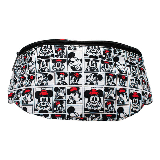 Fanny Pack - Mickey and Minnie Expression Blocks White Black Red