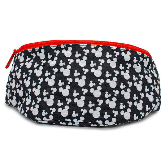Fanny Pack - Mickey Mouse Ears Icon Scattered Black White