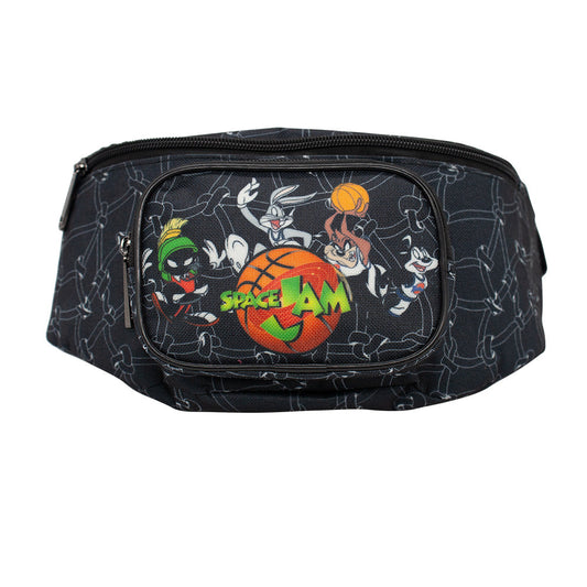 Fanny Pack - SPACE JAM 4-Player Group Pose Netting Black White