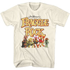 Wholesale Fraggle Rock Fraggies and Logo Natural T-Shirt