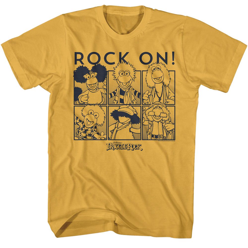 Wholesale Fraggle Rock Halftone Boxes Ginger T-Shirt