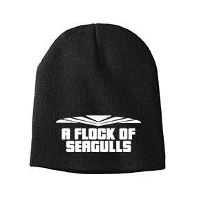 A Flock Of Seagulls Logo Embroidered Beanie