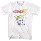 Wholesale Gundam Mobile Suit White Logo White T-Shirt