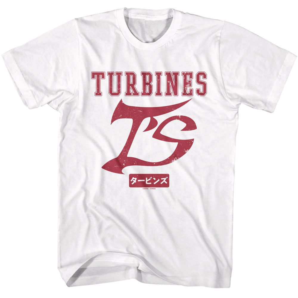 Wholesale Gundam Turbines Logo White T-Shirt