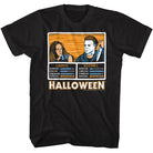 Wholesale Halloween Movie Laurie vs Michael Black Adult T-Shirt