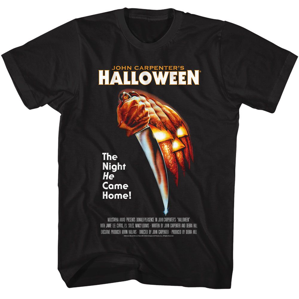 Wholesale Halloween Movie Movie Poster Black Adult T-Shirt