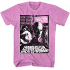 Wholesale Horror Movies Frankenstein Woman Poster Heather Neon Purple Adult T-Shirt