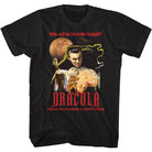 Wholesale Horror Movies Dracula Moon and Candles Black Adult T-Shirt