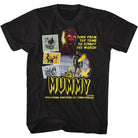 Wholesale Horror Movies Mummy with Photographs Black Adult T-Shirt