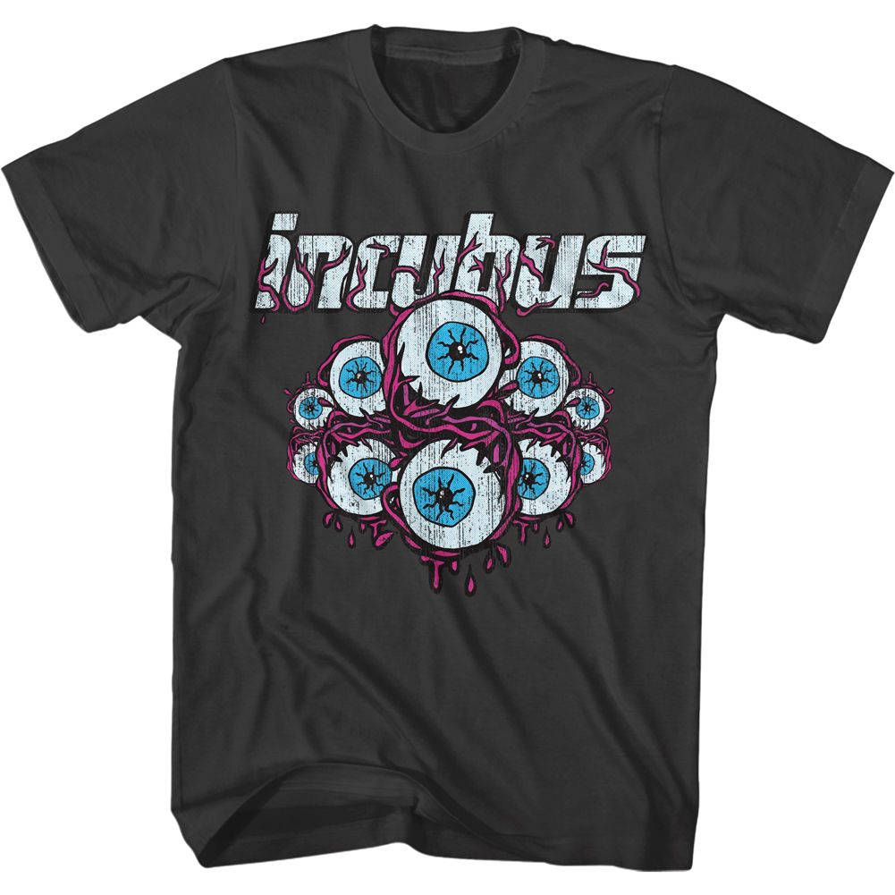 Wholesale Incubus Logo and Eyeballs T-Shirt