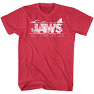 Wholesale JAWS Movie Swim Club Heather Red Adult T-Shirt