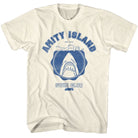 Wholesale JAWS Movie Amity Island Swim Club Solid Natural Adult T-Shirt