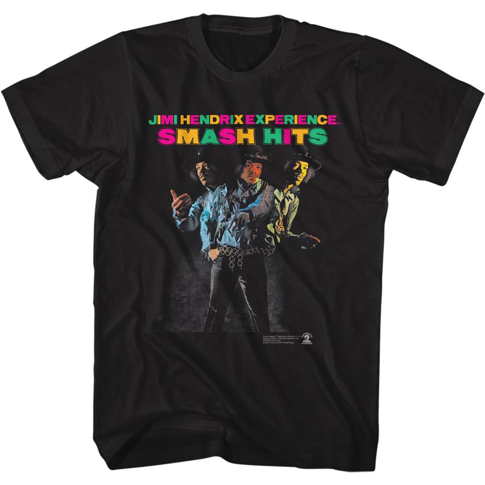 Wholesale Jimi Hendrix Smash Hits T-Shirt