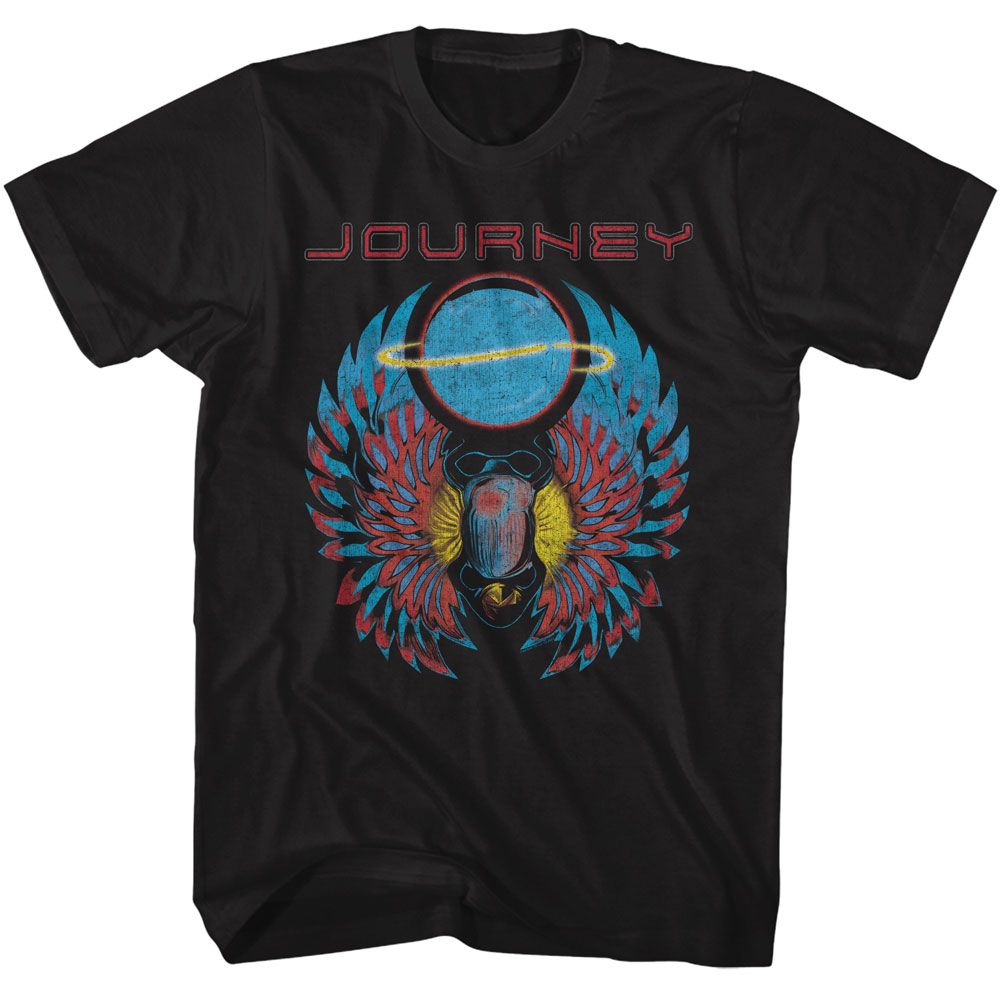 Wholesale Journey Scarab With Orb Black Short Sleeve T-Shirt