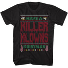 Wholesale Killer Klowns Ugly Sweater Black Adult T-Shirt