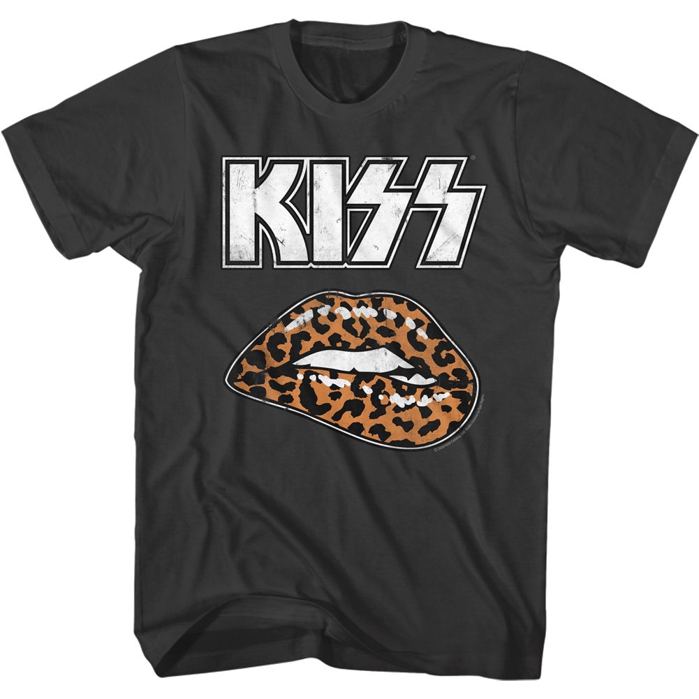 Wholesale KISS Leopard Lip T-Shirt