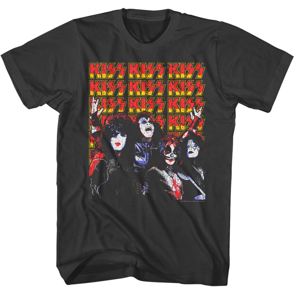 Wholesale KISS Lots of Logos T-Shirt