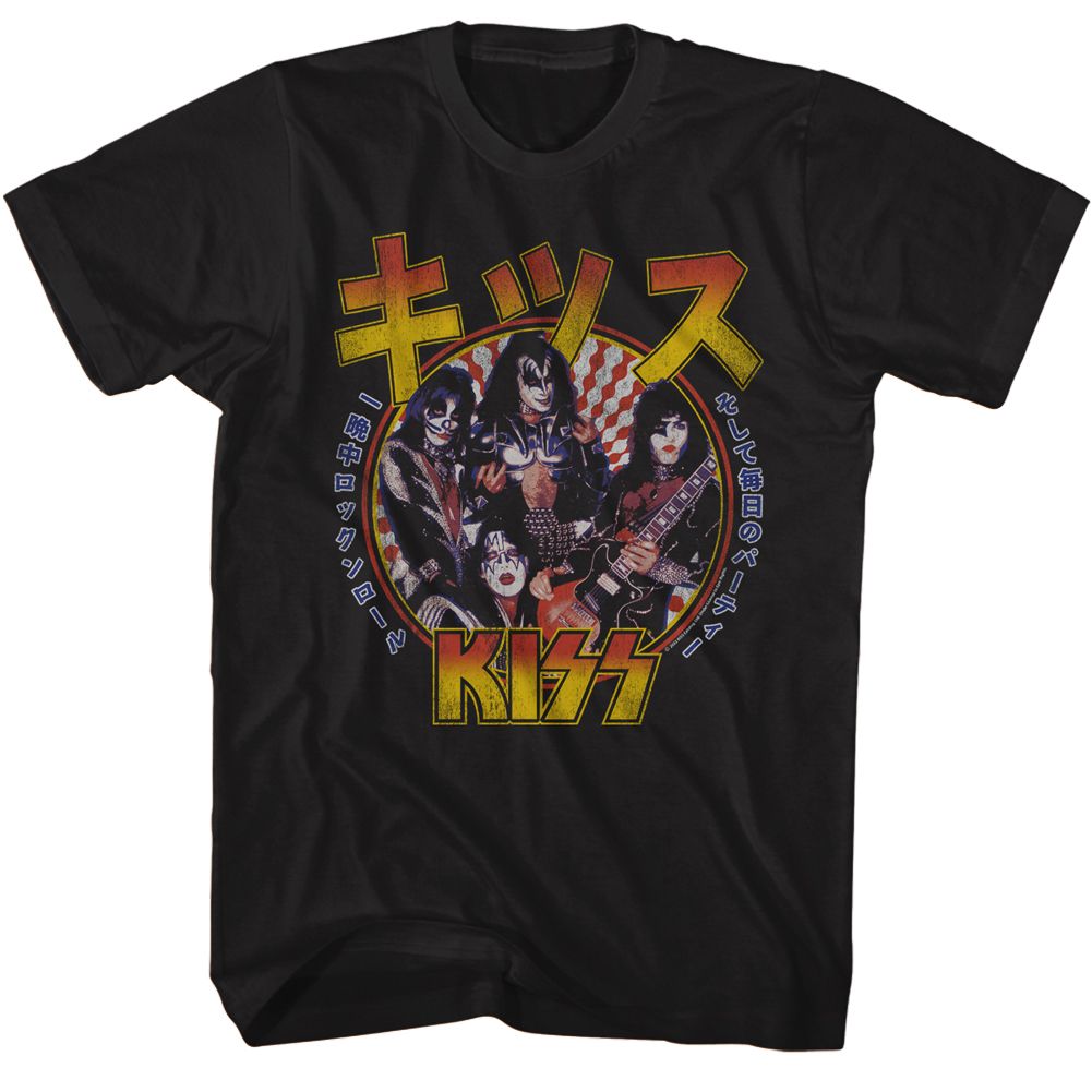 KISS All Nite Japanese T-Shirt | Wholesale Band T-Shirts – Merch
