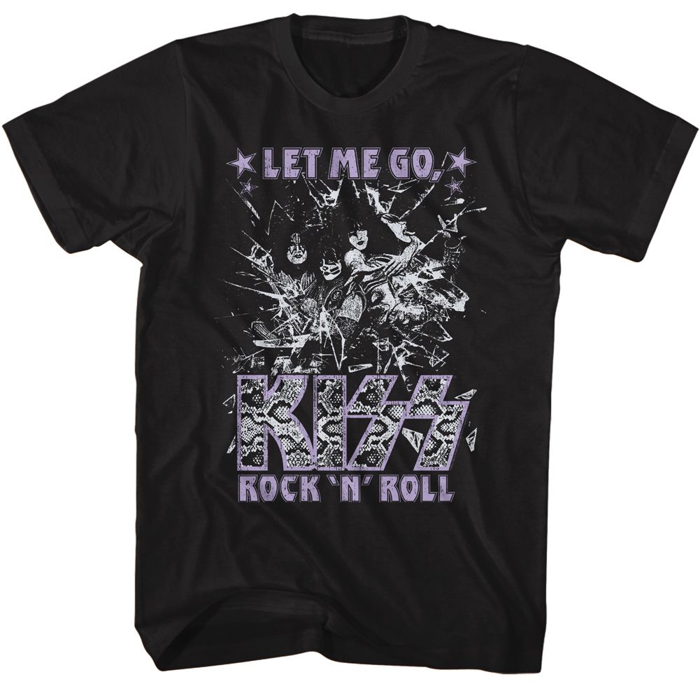 Wholesale KISS Let me Go Shattered T-Shirt