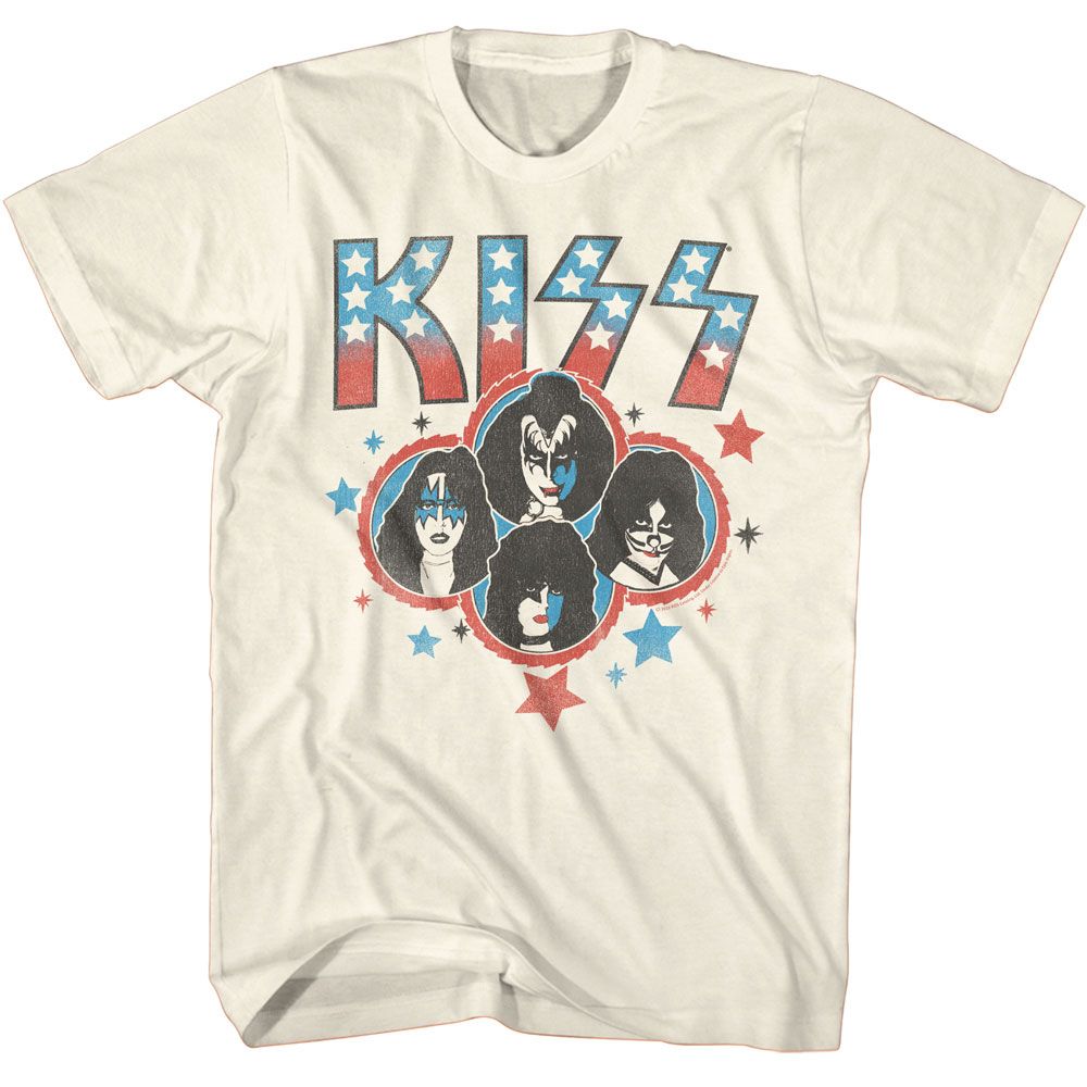 Wholesale KISS Americana Stars T-Shirt