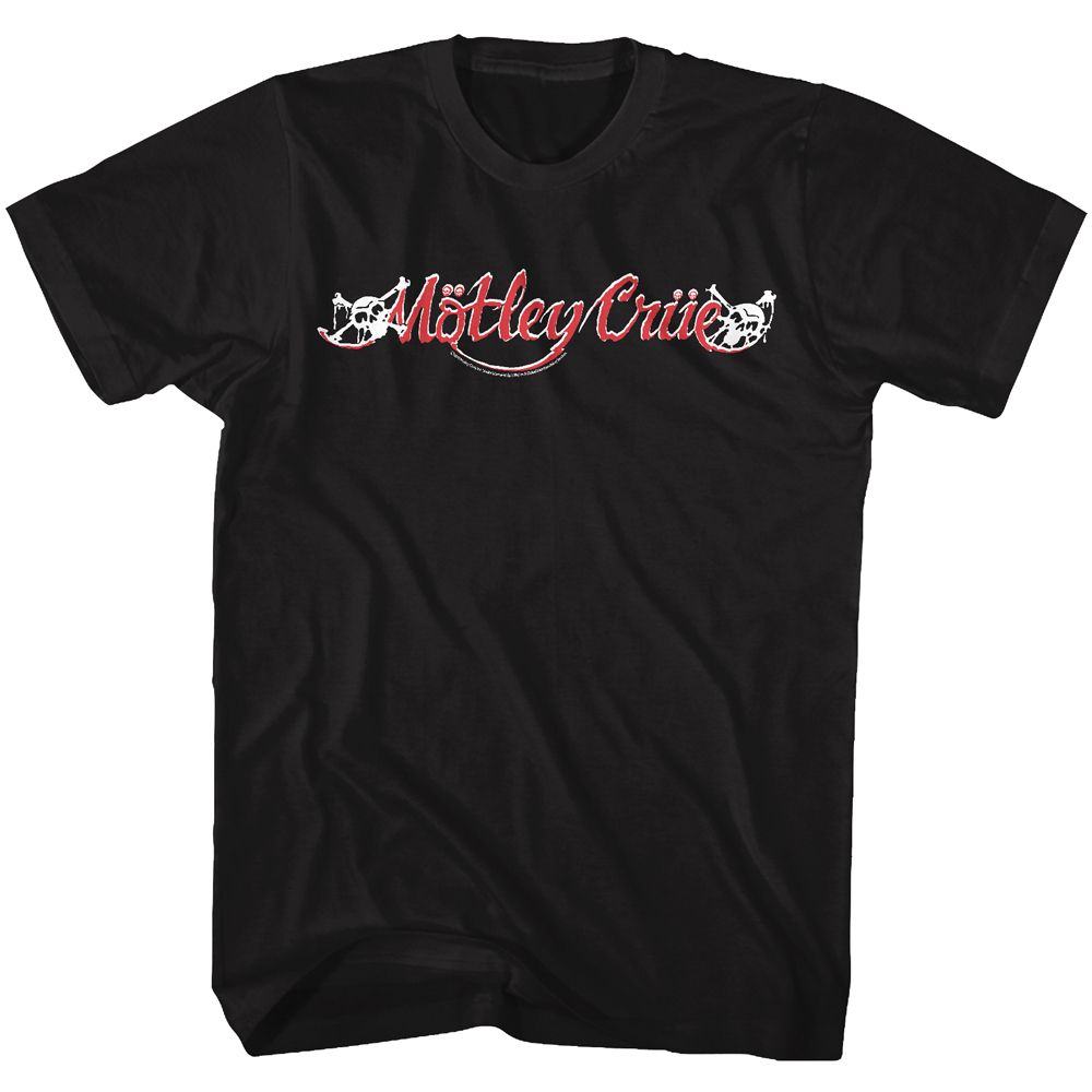 Wholesale Motley Crue Red and White Logo T-Shirt