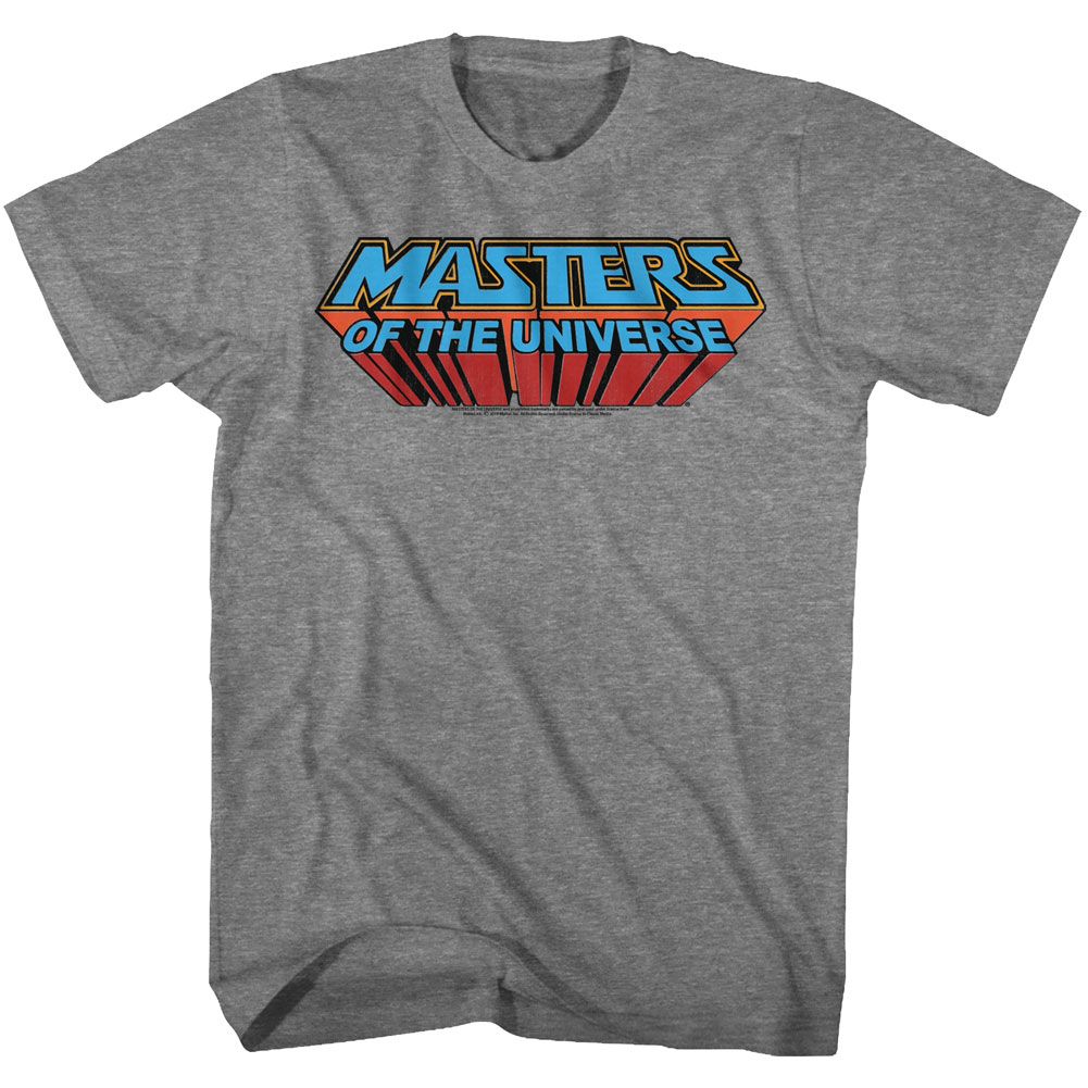 Wholesale Masters of the Universe Logo Retro Heather Graphite Heather T-Shirt