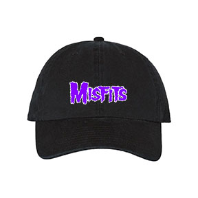 Misfits Purple Logo Dad Cap
