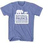 Wholeale NPCA-NATIONAL PARKS LOGO-LIGHT BLUE HEATHER ADULT S/S TSHIRT-S