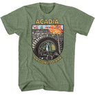 Wholeale NPCA-ACADIA-MILITARY GREEN HEATHER ADULT S/S TSHIRT-S