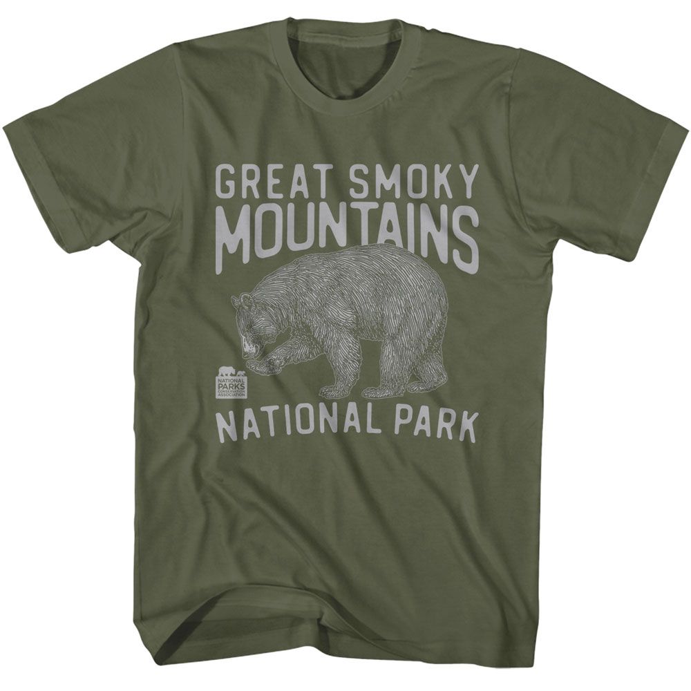 Wholeale NPCA-SMNP 1940-MILITARY GREEN ADULT S/S TSHIRT-S